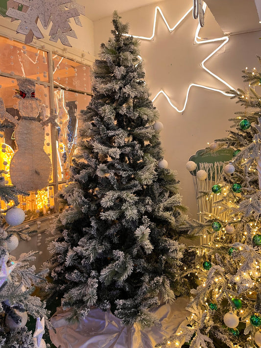 White Christmas Tree (metal stand) 2.4 Meters