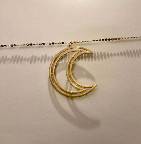 Crescent & Star Hanging Garland