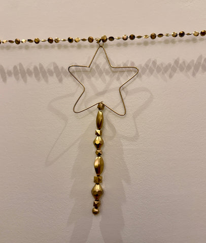 Crescent & Star Hanging Garland