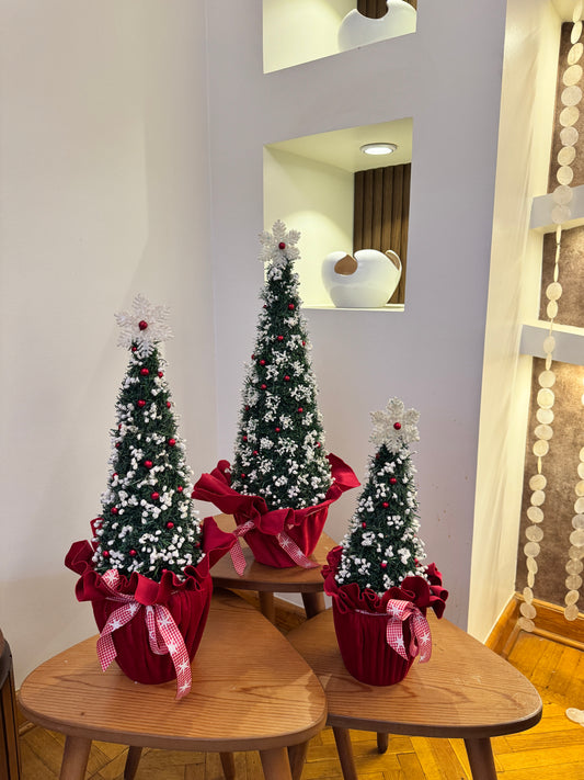 Set of 3 Christmas centrepieces