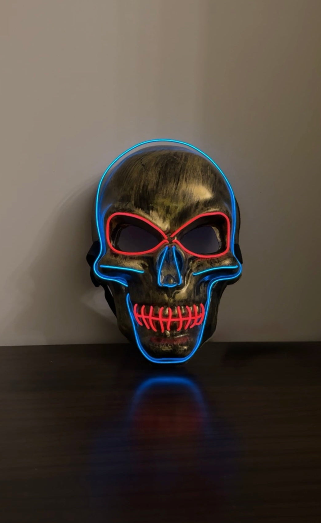 Halloween LED skull mask