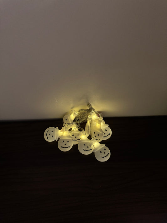 Halloween pumpkin string lights