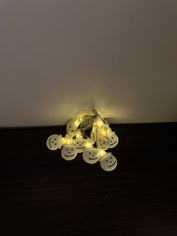 Halloween pumpkin string lights