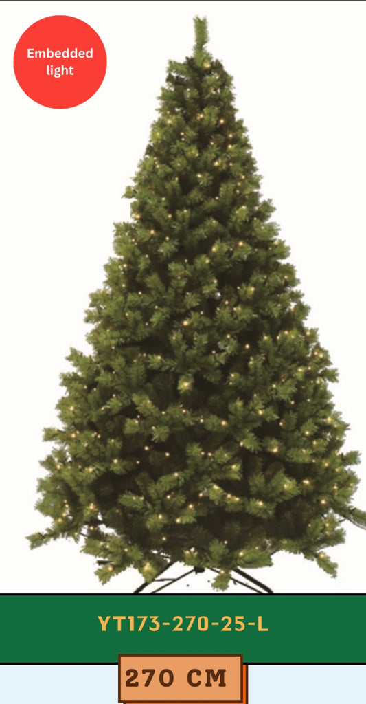 Emerald whisper- 2.70 Christmas tree (+50 ornaments)