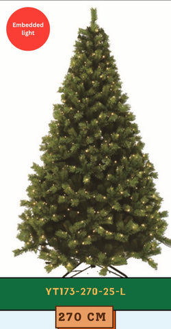 Emerald whisper- 2.70 Christmas tree (+50 ornaments)