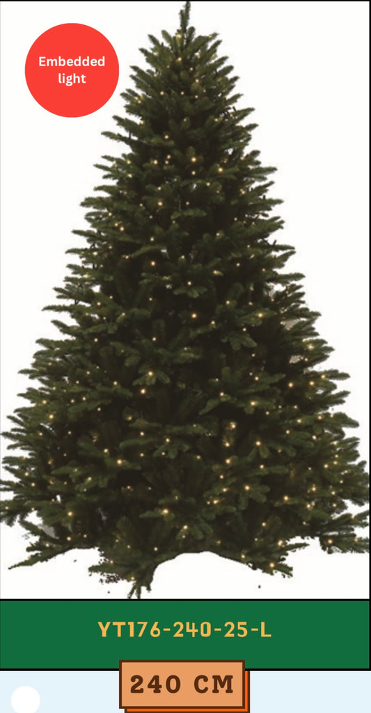 Mountain Pine- 2.40m Christmas tree (+50 ornaments)