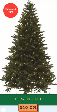 Evergreen Bliss- 2.40 m Christmas tree