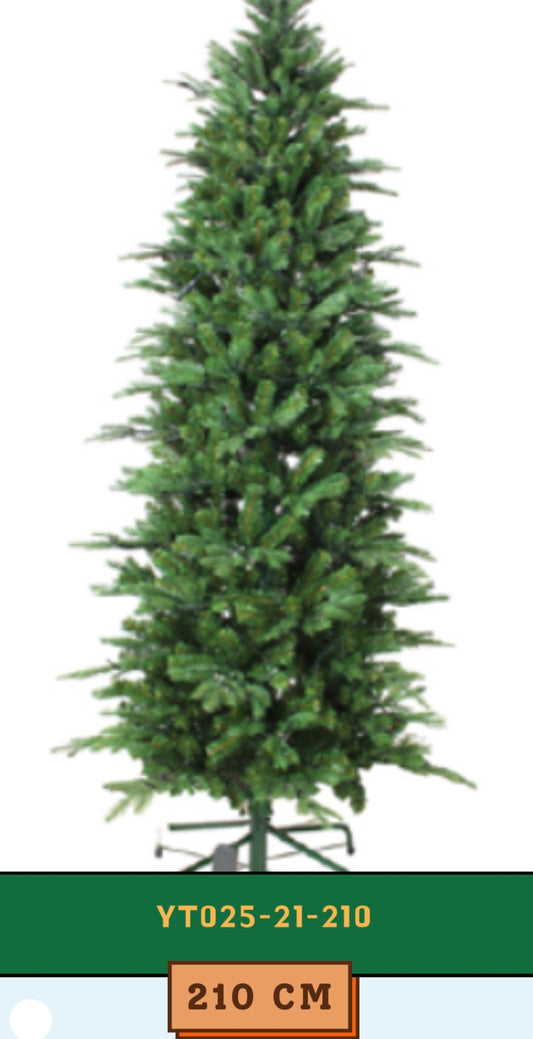 Green Envy- 2.10 m Christmas tree (+20 ornaments)