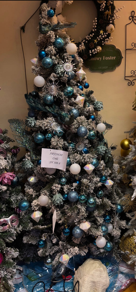 Snow Drift - 2.10 m Christmas tree (+ 30 ornaments)