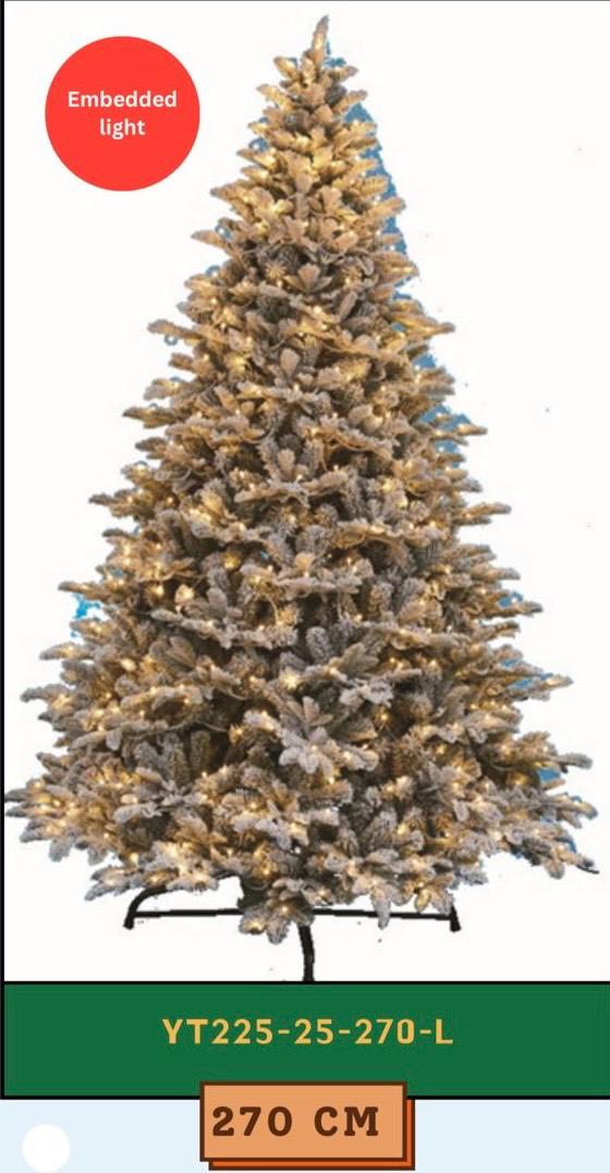 Arctic Glow- 2.70 m Christmas tree