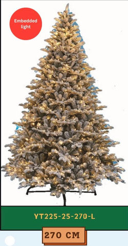Arctic Glow- 2.70 m Christmas tree