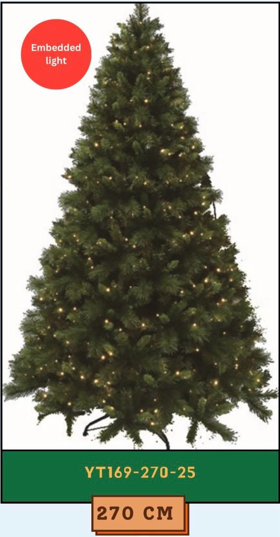 Evergreen Dream - 2.70 m Christmas tree (+50 ornaments)