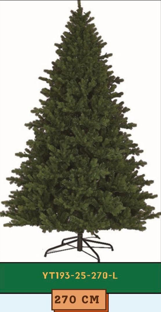 Festive Forest- 2.70 m Christmas tree (+50 ornaments)