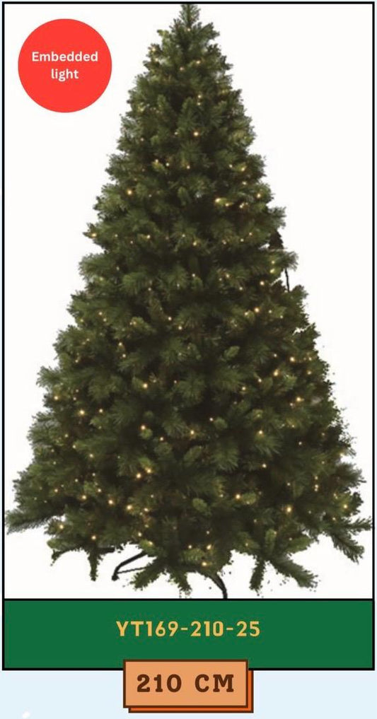 Velvet Evergreen- 2.10 m Christmas tree