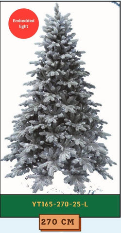 Frozen Elegance- 2.70 m Christmas tree
