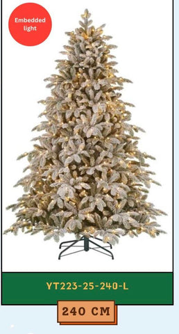 Polar Dream- 2.40 m Christmas tree (+30 ornaments)