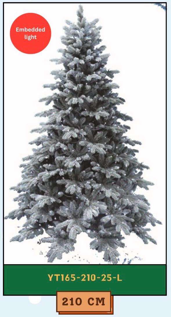 Ice Crystal- 2.10 m Christmas tree (+20 ornaments)