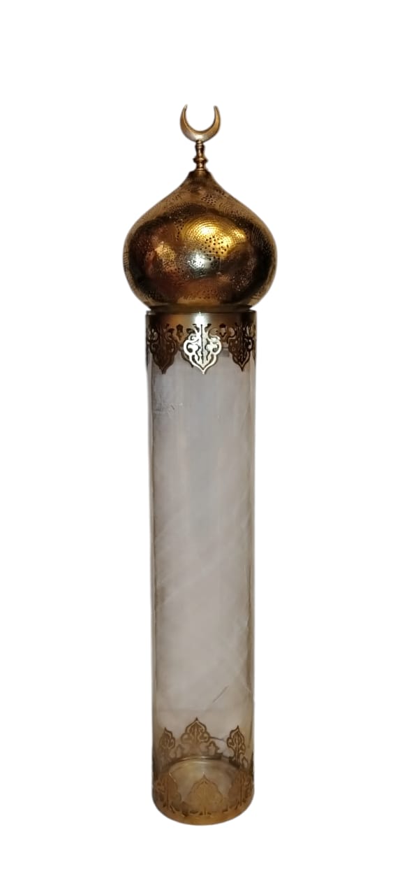 Crescent Dome Glass LED Column