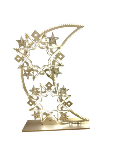 Geometric Star Crescent Table Décor