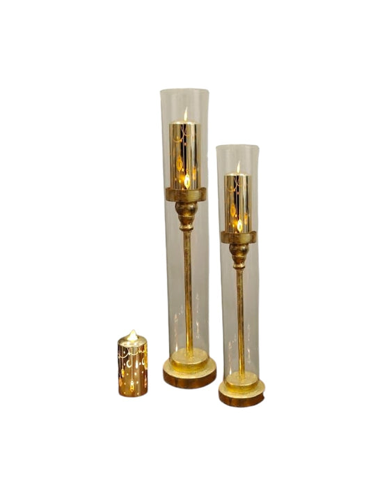 Glass Candle Holder Décor Set
