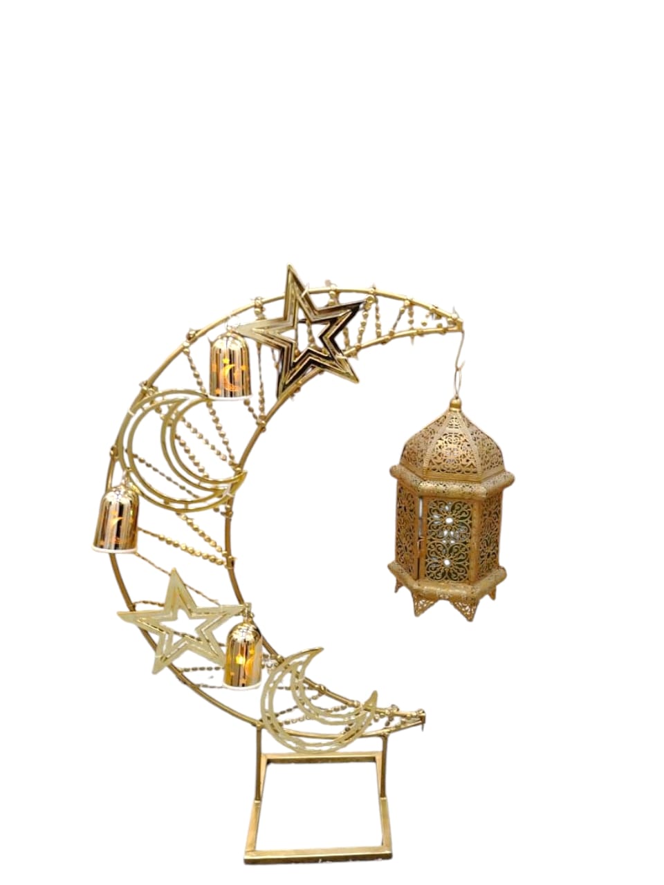 Hanging Lantern Crescent Décor
