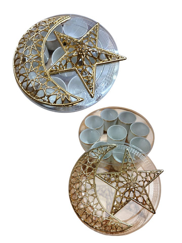 Crescent & Star cup Holder Set
