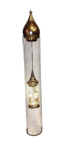 Illuminated Minaret Glass Décor