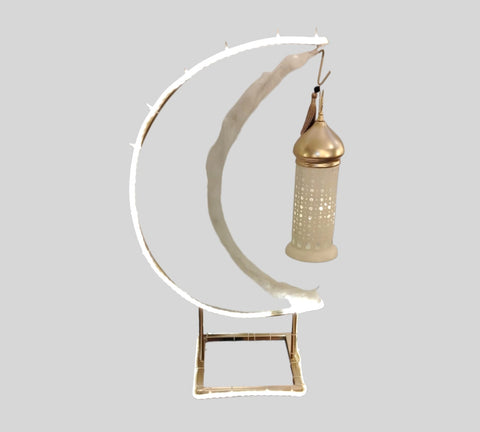 Hanging Lantern Crescent Décor