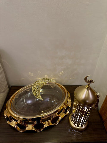 Crescent Moon Glass Dome