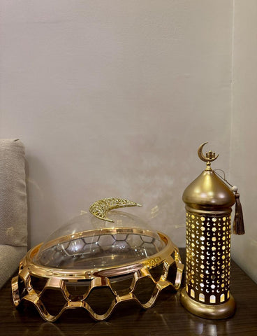 Crescent Moon Glass Dome