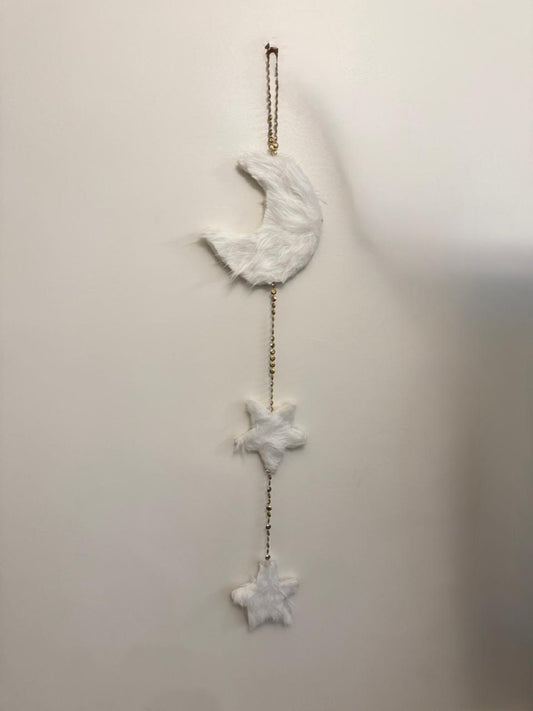Soft Moon & Star Hanging Charm