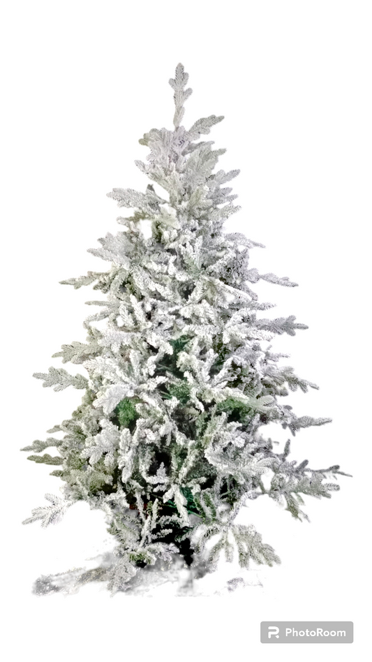 Spiral White Christmas Tree 2.10 Meters
