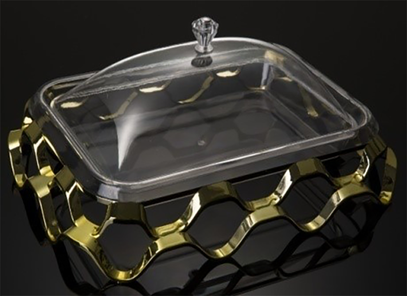 Crystal plexi glass with cover