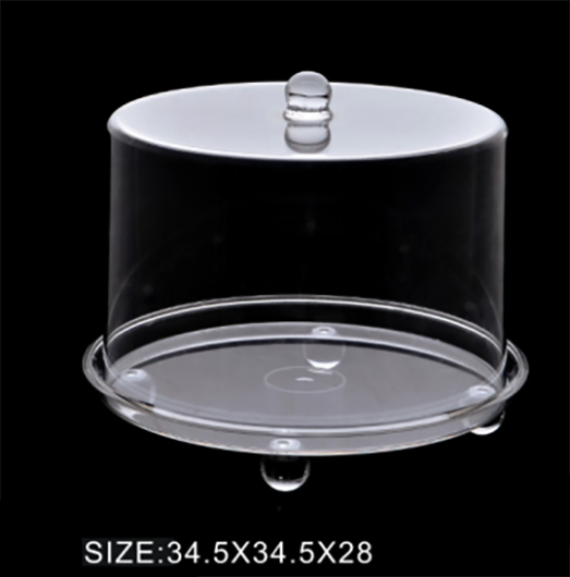 Plexi crystal glas tray