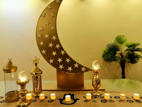 Candles, cups and lanterns