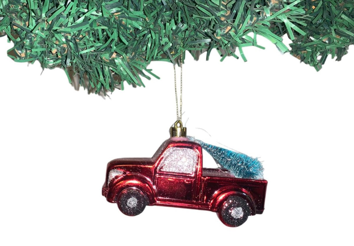 Christmas Santa Car Ornament - Set of 2