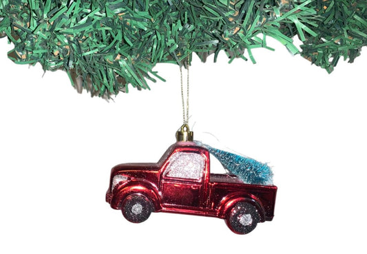 Christmas Santa Car Ornament - Set of 2