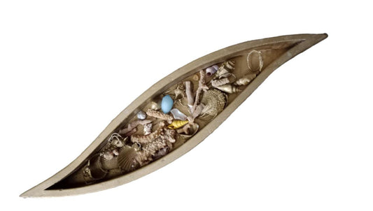 Summer decoration - boat centerpiece