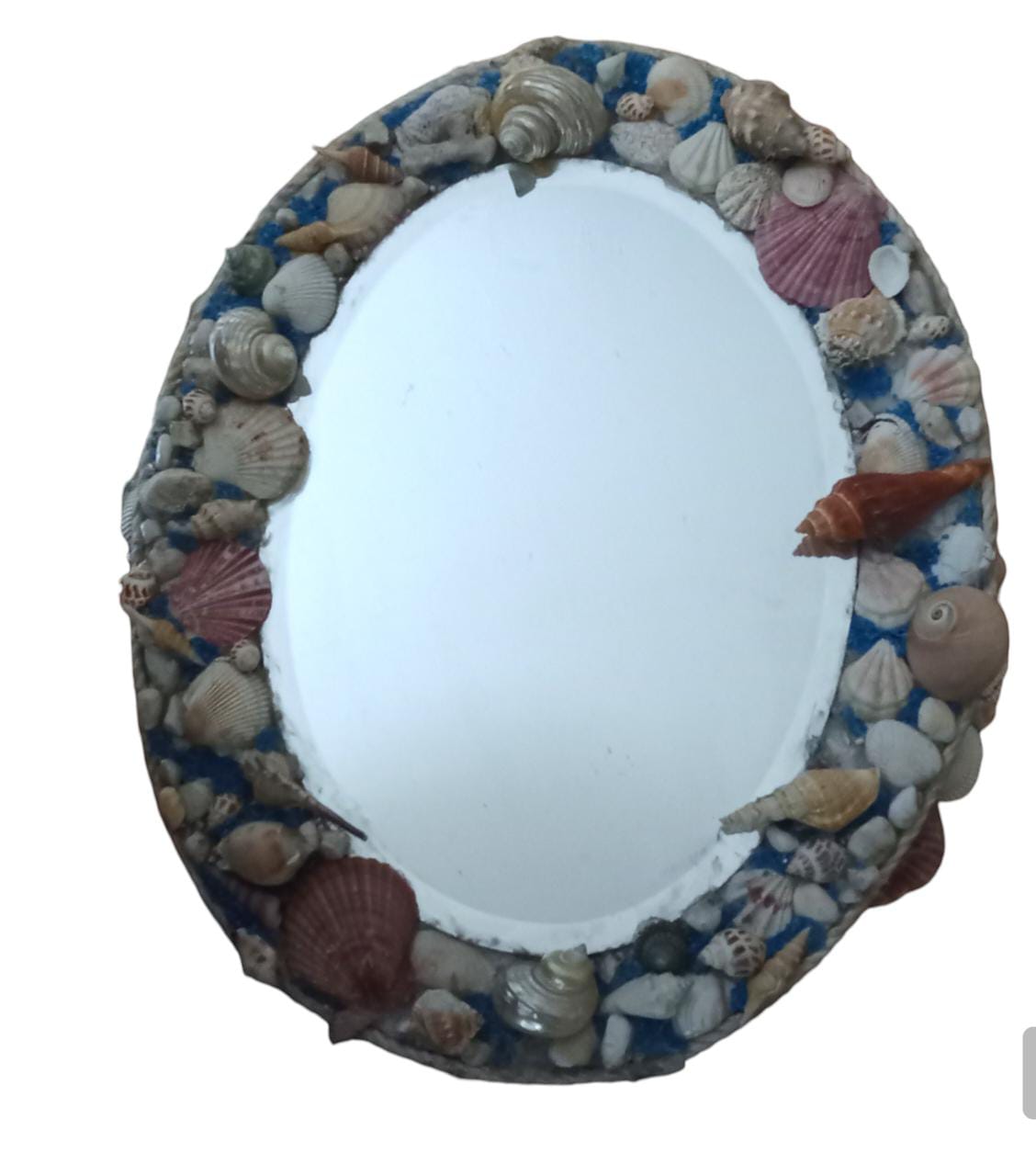Summer decoration - Shell centerpiece - mirror