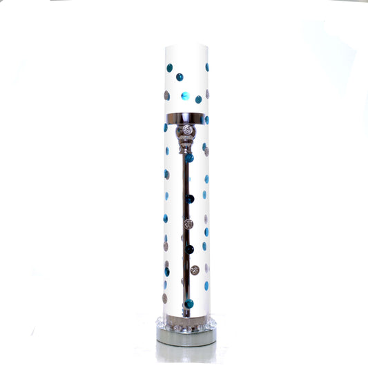 Candle holder with decoration