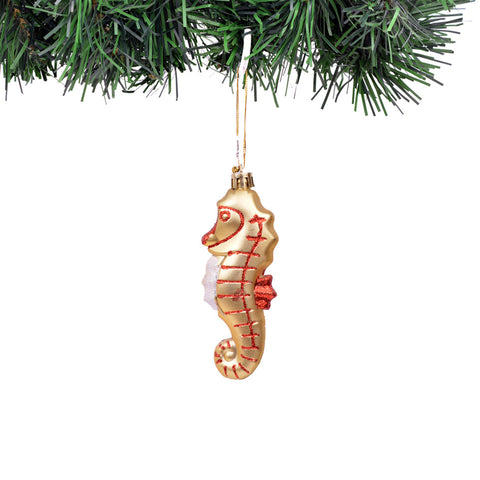 Sea Horse Christmas Ornaments - 3 pieces per box