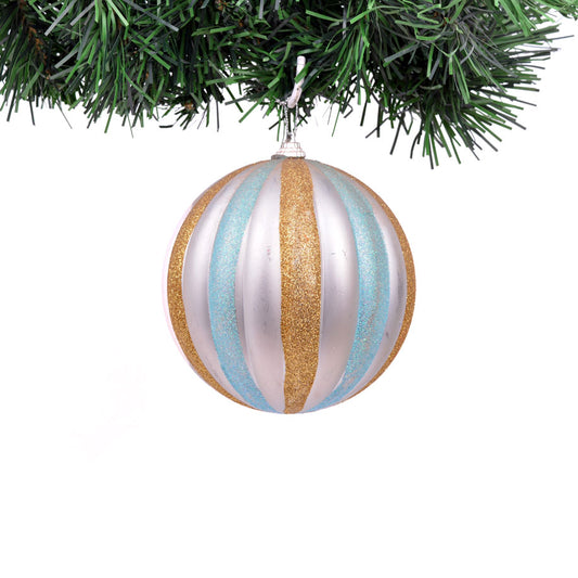 Silver Christmas Ball - 6 pieces per box
