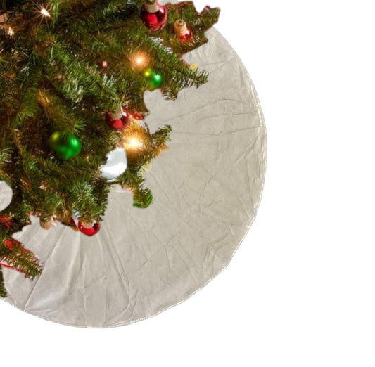 Classy Beige Christmas Tree Skirt