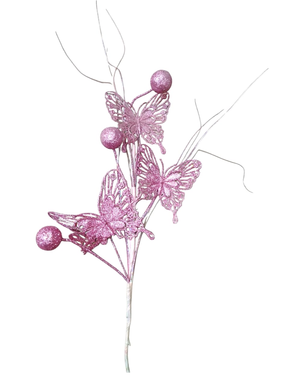 Axor branch purple butterfly