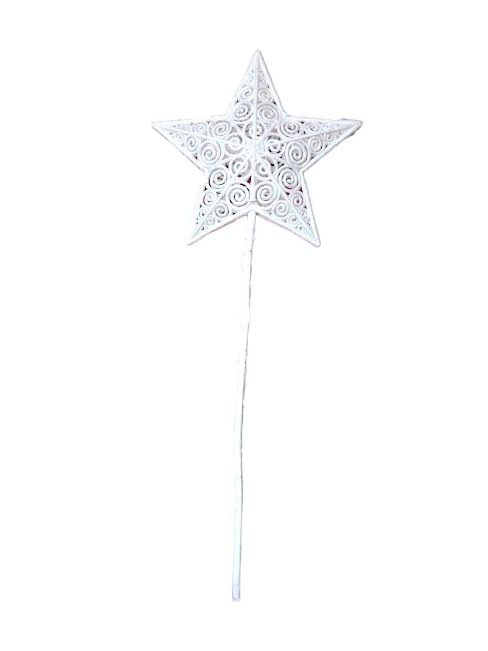 Branch B star B glitter white
