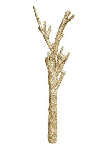 Gold Glitter Tree Trunk Accessory