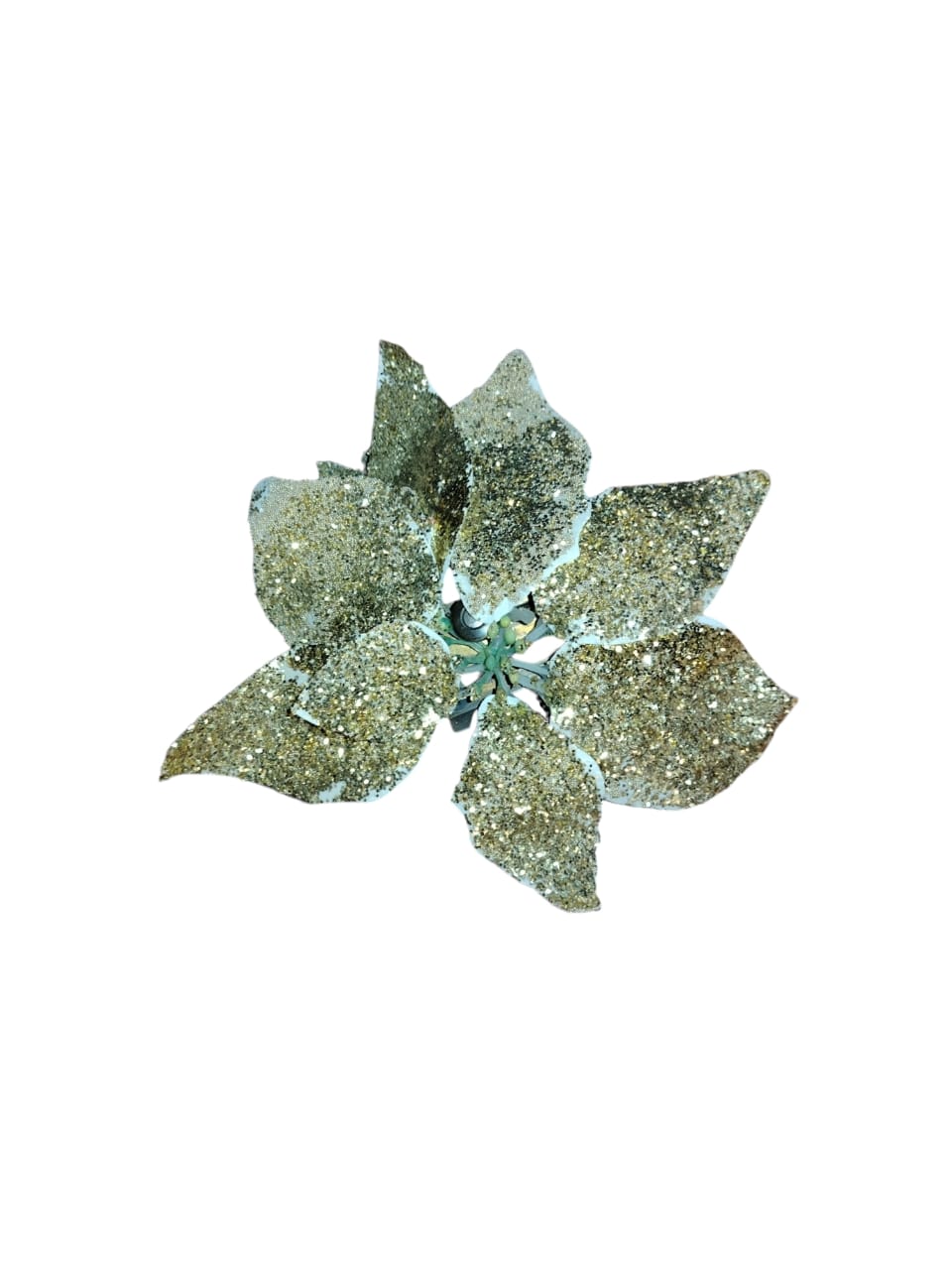 Gold rose glitter and beads