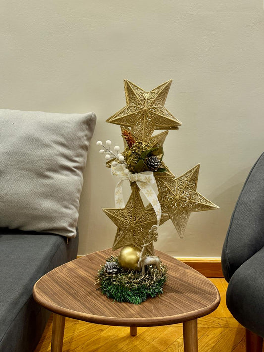 Christmas stars centrepiece