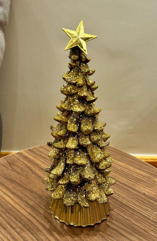 Mini Christmas tree centerpiece