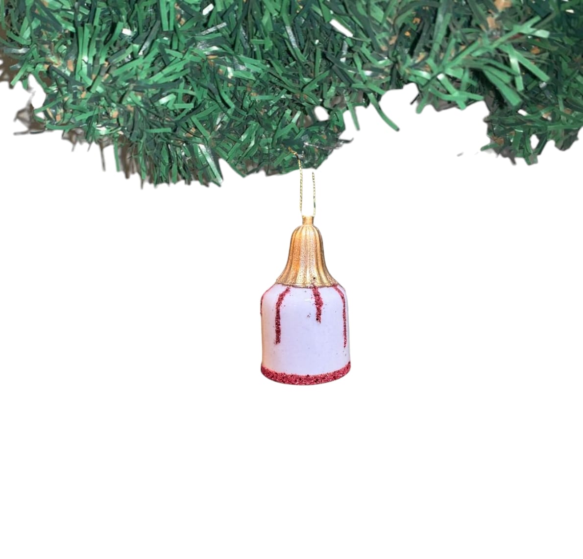 Christmas bell ornament